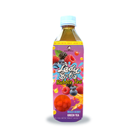 Té de Boba Madam Hong con Maracuyá y Lichi, Agridulce, en Botella de Plástico PET de 500 ml para Adultos