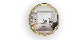 Skillfully Crafted Aluminum <b>Mirror</b> <b>Frame</b> with Intricate Flowing Patterns for Wall Use in Home Decor - Product Image 5