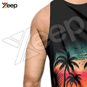 เสื้อกล้ามออกกำลังกายผู้ชาย ผลิตจากวัสดุคุณภาพดี ระบายอากาศได้ดี ดีไซน์ล่าสุด ราคาขายส่ง - Product Image 5