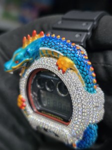 Montre en moissanite Dragon Watch, montre personnalisée améliorée, montre de sport haut de gamme sertie de diamants, au meilleur prix - Product Image 5