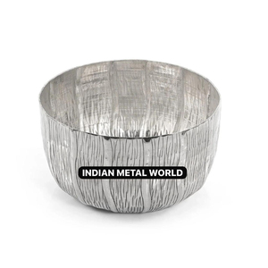 Plateau de service à chocolat en métal poli argent antique bol à chocolat en métal de qualité supérieure porte-bonbons pour les fournitures de fêtes de mariage - Product Image 4