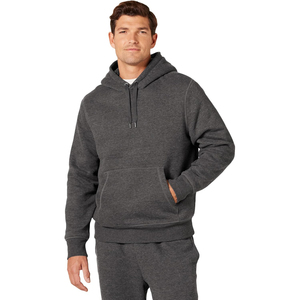 Conjunto de chándal con capucha para hombre personalizado OEM, chándal polar con cremallera, sudadera informal de invierno cálida de gran tamaño con capucha, chándal para hombre - Product Image 1
