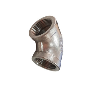 Codo de acero inoxidable 1/8 \ "OEM/ODM Embalaje personalizado y logotipo Alto nivel de perfección Obras de construcción Accesorios de tubería Modelo Cabeza - Product Image 2