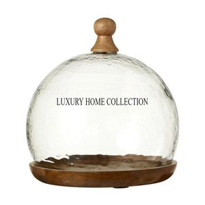 Cúpula de comida de metal de estilo antiguo bellamente diseñada, ideal para una presentación elegante e higiene en el hogar y el restaurante - Product Image 2