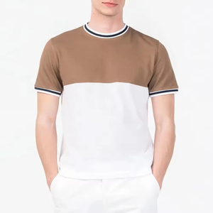 เสื้อยืดแขนสั้นโอเวอร์ไซส์สำหรับผู้ชายเสื้อยืดผู้ชายโอเวอร์ไซส์ผ้าคอตตอนดีไซน์ใหม่ - Product Image 1