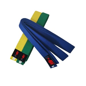 Logotipo de equipo personalizado Cinturón de artes marciales Varios colores Uniforme Cinturones de talla grande Fabricantes Karate a juego Desgaste - Product Image 1