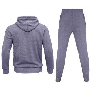 Vente en gros Pantalon de survêtement à capuche pour homme Ensemble 2 pièces Vêtements de fitness Ensembles de jogging avec broderie personnalisée Survêtements pour hommes Combinaisons de survêtement unisexes - Product Image 2