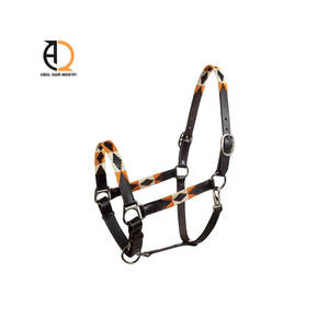 Cabestros de Cuero Acolchados Estilo Inglés, Collar de Cabeza Ajustable con Cuerda, Colores Personalizables, Logotipo, Todas las Tallas - Product Image 4