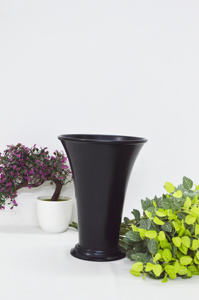 Fantaisie Vintage Unique Table Pot De Fleur En Métal Poudre Enduit Antique Noir Premium Design De Luxe Maison/Mariage Décoration Vases - Product Image 4