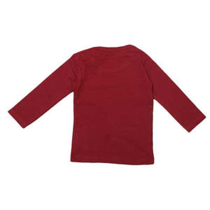 T-shirt à manches longues pour nouveau-nés garçons - Bordeaux - Product Image 2