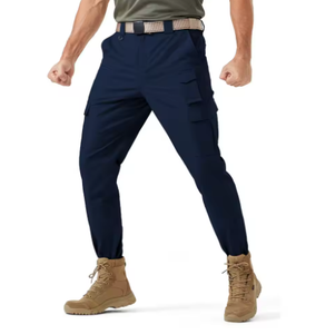 กางเกงผู้ชายขายาวย้อมสีล้วนดีไซน์ใหม่ล่าสุด - Product Image 2