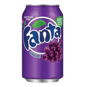 Soda à la Gomme de Raisin Fanta de Qualité Supérieure, 355 ml (12 oz), Lot de 12 Canettes, Boisson Gazeuse Rafraîchissante, Saveur Populaire aux États-Unis - Product Image 2