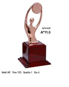 Trophée en aluminium gravé sur mesure de qualité supérieure pour les récompenses ou les compétitions d'équipe - Product Image 2