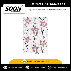 Azulejos de Pared de Cerámica Brillante Antideslizantes de Último Diseño, 20x30cm, para Uso Exterior en Villas, Diseño Moderno a Bajo Precio - Product Image 3