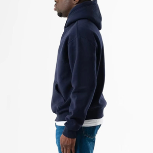 Sweat-shirt à capuche en molleton pour homme PUFFIN SPORTS avec logo frontal, 100% coton respirant, impression numérique, teinture unie, hiver - Product Image 4