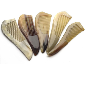 Peigne en corne de buffle, couleur naturelle, durable, fait main, style animalier, portable, dernier design à prix abordable - Product Image 5