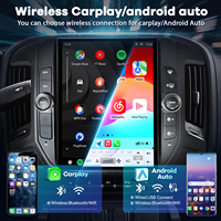 Accesorios para Pantalla de Radio de Coche Estilo Tesla de 12.1 Pulgadas, Snapdragon 665 para Chevrolet Silverado GMC Sierra 2014-2018, CarPlay, 8+128 GB