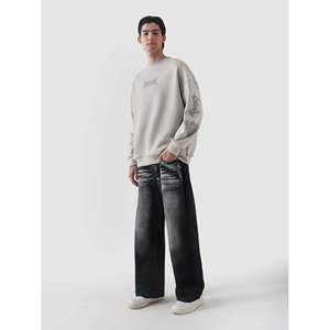Sudadera con Capucha <span class=keywords><strong>Berserk</strong></span> 100% Algodón Tejido, Logotipo Bordado en 3D, Impresión Serigráfica, Cierre de Cremallera, Diseño Sólido - Product Image 3