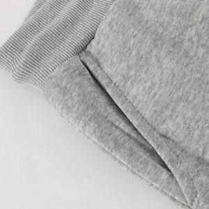 Pantalons de survêtement décontractés pour hommes, coupe slim, taille élastique, doublure en polaire, pantalons de sport chauds, noir, blanc, gris - Taille plus, pantalons de survêtement pour enfants - Product Image 4