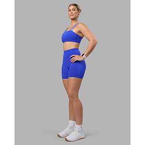 Shorts Fusion Ultra High-Rise 6 con Bolsillos para Mujer - Color Cobalto - Product Image 3