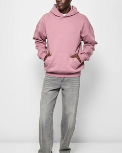 Confortable coupe décontractée manchette élastique sweat à capuche de haute qualité pour hommes tendance coupe décontractée poche avant doux chaud pull hommes à capuche - Product Image 4