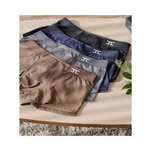 Slip et boxer en coton actif six pièces confortables pour homme coupe ferme et extensible avec logo à la taille HURRY PAIN - Product Image 1