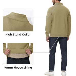 เสื้อสเวตเตอร์แบบสวมหัวของผู้ชายเสื้อมีฮู้ดเสื้อสเวตเตอร์ทรงโอเวอร์ไซส์สีทึบพิมพ์ลายโลโก้ได้ตามต้องการ - Product Image 6