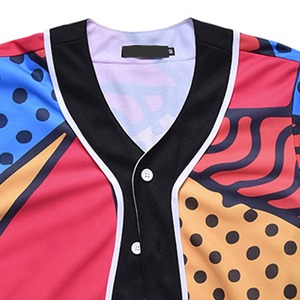 เสื้อเบสบอลสั่งทำได้ ทนทาน คุณภาพสูง พิมพ์ลายแบบซับลิเมชั่น โลโก้สั่งทำ แบรนด์ส่วนตัว ดีไซน์ใหม่ ราคาประหยัด MOQ ต่ำ - Product Image 6