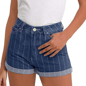 Dernière conception fabriquée dans le meilleur matériau confortable femmes jean court séchage rapide 2024 nouvelles femmes jean court - Product Image 3