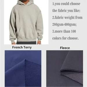 Sudadera con Capucha Extra Grande de Alta Calidad, Ligera, Transpirable y Ecológica, de Spandex/Algodón, Doble Capa, para Hombre, Otoño - Product Image 6