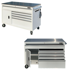 132cm 05 tiroirs armoire à outils roulante CSPS marque fer matériel pour mécanicien Garage atelier OEM & ODM industrie entrepôt de stockage - Product Image 1