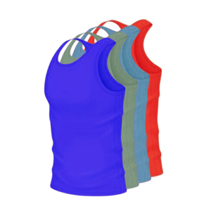 Hot Sale <b>Men's</b> Gym Sleeveless Tank Top Breathable Muscle Fit Stringer Blank T-<b>shirt</b> for Workout & Fitness Multicolour - Product Image 6