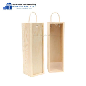 Producto caliente Caja de vino exclusiva caja artesanal embalaje personalizado para caja de exhibición hecha en Vietnam - Product Image 3