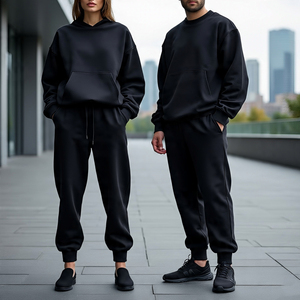 Women Oversize Tracksuit Sportswear Jogging <b>Drop</b> Shoulder Track Suit 500 GSM Hoodie & Sweatpants Two Piece Sets Ladies - Product Image 6