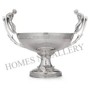 Copas de trofeo de tamaño personalizado para competición, diseño de lujo, barco y competición, de metal y plata, gran oferta