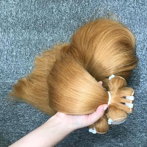 Precio de fábrica de alta calidad, cabello virgen Remy vietnamita crudo, mechones rectos rubios miel, extensiones de tejido humano de Vietnam 100% - Product Image 5