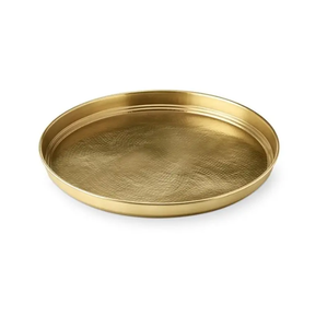 ถาดเสิร์ฟอาหารเช้าทองเหลืองถาดเสิร์ฟผลไม้แห้งเครื่องใช้ระดับพรีเมียมสำหรับโรงแรมและร้านอาหารสุดหรู - Product Image 1