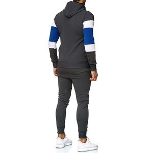 Conjunto de chándales con capucha para hombre 2022, ropa deportiva informal de dos piezas para otoño e invierno, chándales deportivos elegantes - Product Image 2