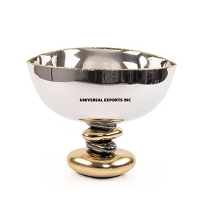 Tazón de Chocolate Metálico de Lujo en Oferta, Acabado Dorado Mate, Nuevo Tazón de Chocolate Metálico Decorativo de Lujo al por Mayor - Product Image 3