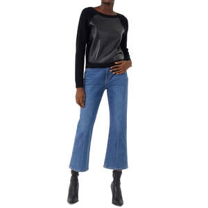 Abito Lungo Formale Casual in Ecopelle French Connection Mozart, Lavabile, Taglie S e XL, Nero, Numero Modello Ordinabile - Product Image 1