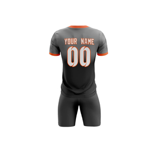 ชุดกีฬาฟุตบอลแบบใหม่ เสื้อและกางเกงขาสั้น คุณภาพสูง รับผลิตแบบซับลิเมชั่นตามสั่ง จำนวนมาก - Product Image 3