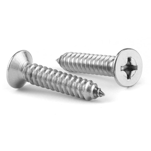 #<b>4</b> X 3/<b>4</b> <b>Inch</b> Wood <b>Screw</b> 100 Pcs 18-8 (304) Stainless Steel <b>Screw</b> Flat Head Phillips Quick Self-Tapping Drywall <b>Screw</b> - Product Image 1