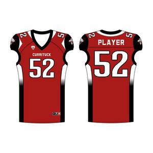 Ensemble de football bouledogue bleu blanc maillot d'équipe vêtements de football américain Sublimation maillot de football vêtements respirants - Product Image 3