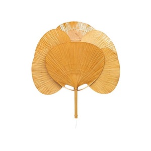 Lámpara de pared hecha a mano, decoración de pared de hoja de palma, estilo bohemio, decoración para el hogar - Product Image 3