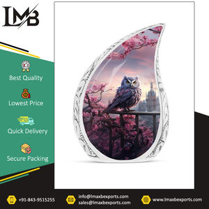 Proveedor listo en existencias a granel que vende urnas de cremación en forma de lágrima con acabado personalizado de estilo americano/urnas para cenizas conmemorativas a bajo precio - Product Image 5