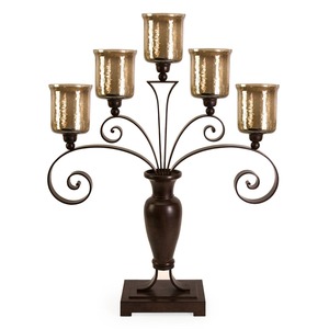 Tall Metal Candelabra for <b>Floor</b> Standing Decor Wedding Aisle Home Decoration Diwali Christmas Event <b>Candle</b> <b>Holder</b> - Product Image 4