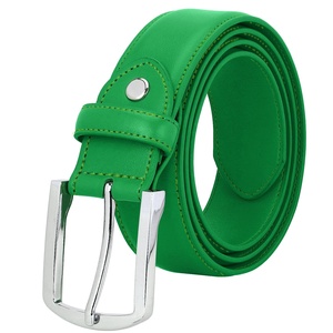 Vente en gros, top ventes, ceinture en cuir microfibre pour homme, taille et couleur personnalisées, ceinture de protection décontractée à boucle ardillon pour adultes - Product Image 4