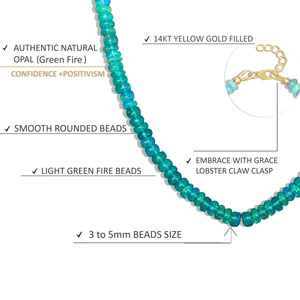 GOODSTONE JEWELS Collier de perles pour femme en argent sterling 925 rempli d'or jaune Taille 18IN - Product Image 4