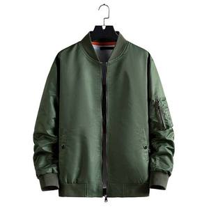 Abrigos de béisbol para hombre de talla grande 6XL 7XL 8XL, chaqueta de bombardero de calle de gran tamaño, chaqueta de béisbol fina para exteriores de primavera para hombre, OEM - Product Image 1