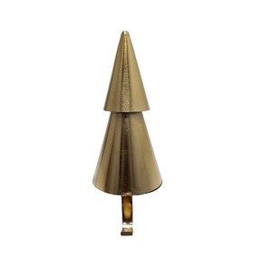 Vaisselle en aluminium Article décoratif X Mas Tree Brass Finished For Christmas Decorative Handmade Wholesale In Bulk - Product Image 1